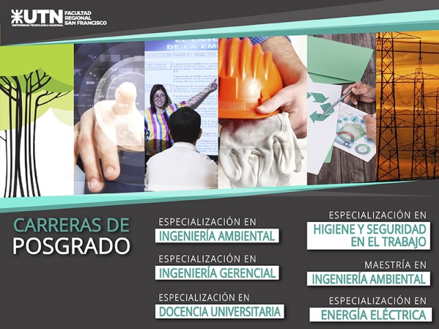 Continúan abiertas las inscripciones para seis carreras de Posgrado